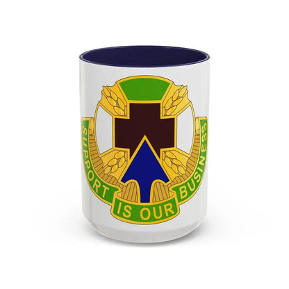 388 Medical Battalion (U.S. Army) Accent Coffee Mug 15oz Navy - Go Mug Yourself