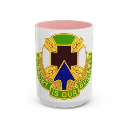 388 Medical Battalion (U.S. Army) Accent Coffee Mug 15oz Pink - Go Mug Yourself