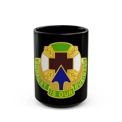 388 Medical Battalion (U.S. Army) Black Coffee Mug 15oz - Go Mug Yourself