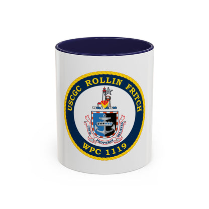 USCGC Rollin Fritch WPC 1119 (U.S. Coast Guard) Accent Coffee Mug
