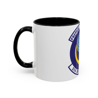 514th Operations Support Squadron (U.S. Air Force) Accent Coffee Mug