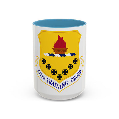 517 Training Group AETC (U.S. Air Force) Accent Coffee Mug