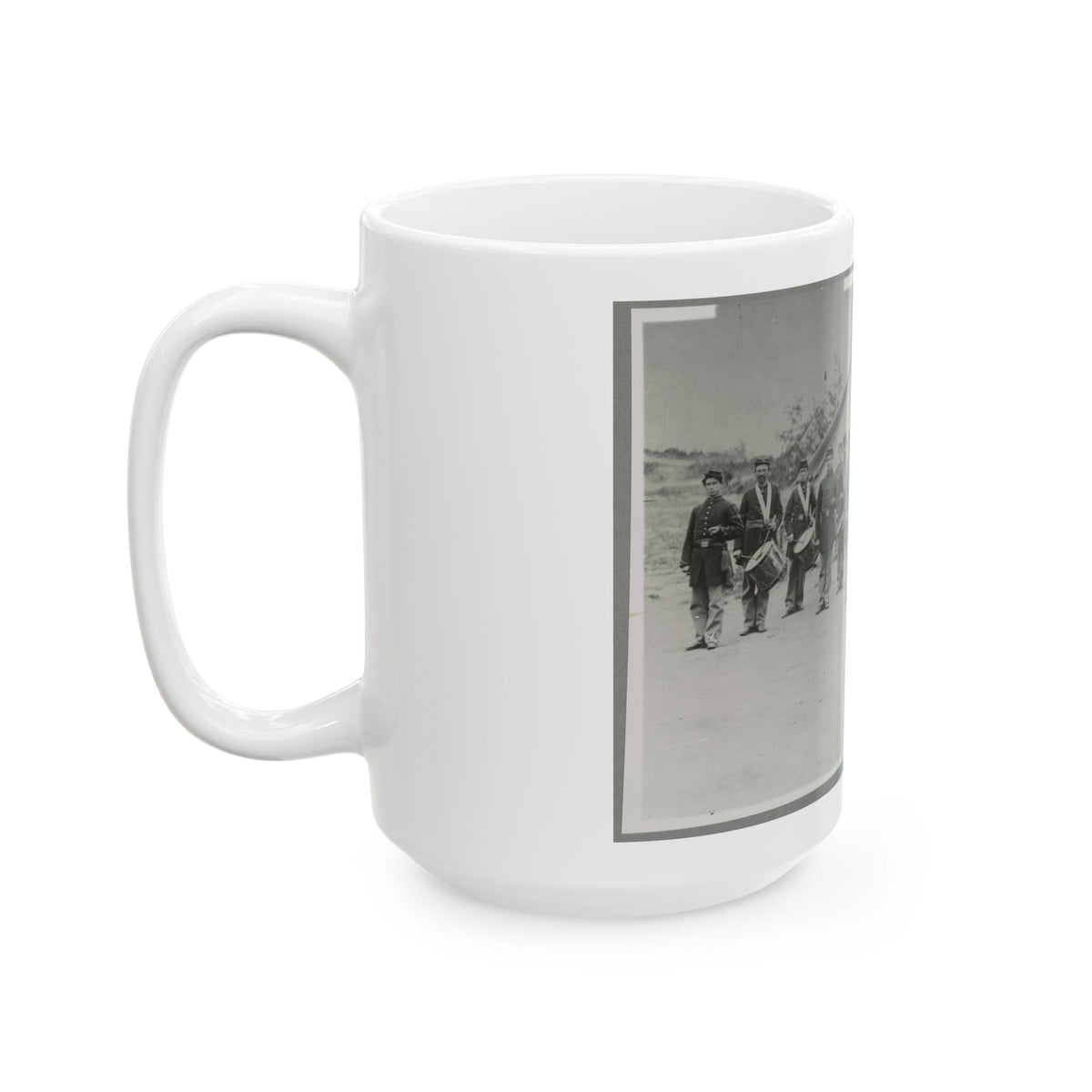 Drum Corps 30th Pa. Infantry (U.S. Civil War) White Coffee Mug