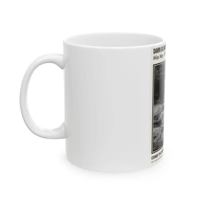 Dawn Richard #108 - Dawn on 2.5x3.5 Playboy Collector Card (Vintage Female Icon) White Coffee Mug-Go Mug Yourself