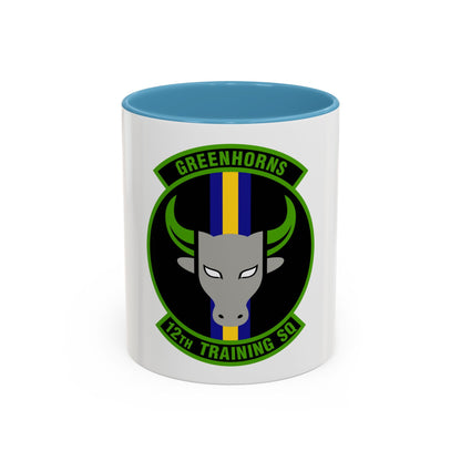 12 Training Sq AETC (U.S. Air Force) Accent Coffee Mug