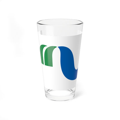 Flag of Mishō Ehime 1991-2004 (Japan) Pint Glass 16oz