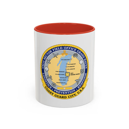 USCG Sector Field Office Grand Haven (U.S. Coast Guard) Accent Coffee Mug