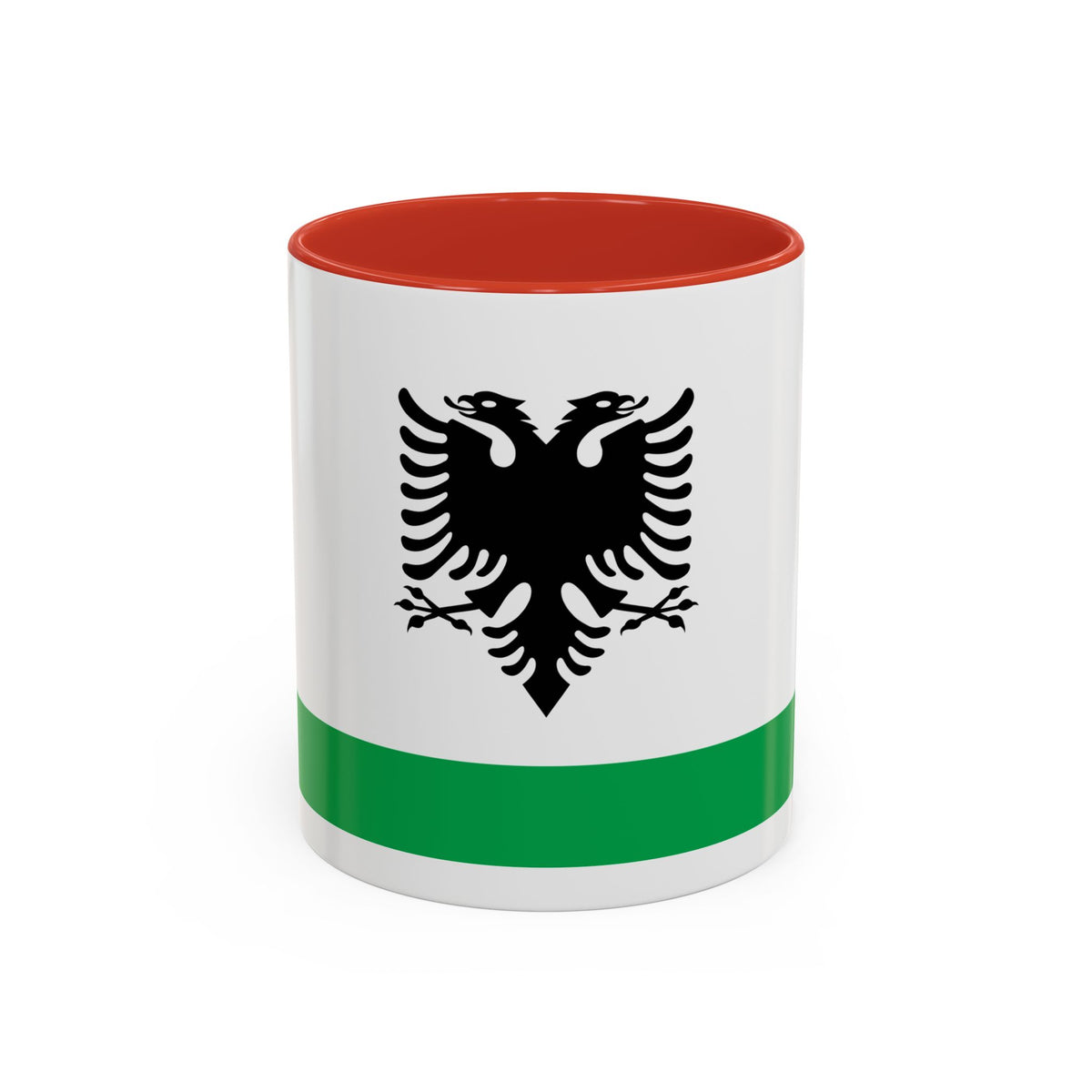 Albanian Coast Guard Ensign - Accent Coffee Mug