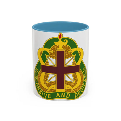 Medical Command 3 (U.S. Army) Accent Coffee Mug-11oz-Light Blue-Go Mug Yourself