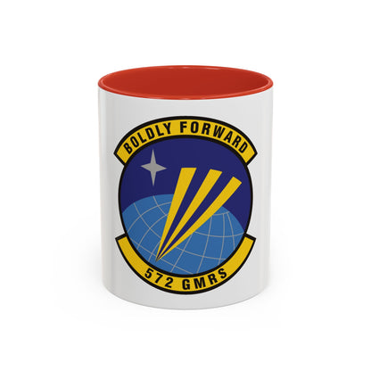 572d Global Mobility Readiness Squadron (U.S. Air Force) Accent Coffee Mug