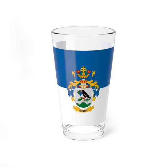 Flag of Vazsnok (Hungary) Pint Glass 16oz