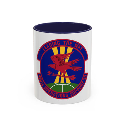 460 Operations Support Squadron USSF (U.S. Air Force) Accent Coffee Mug