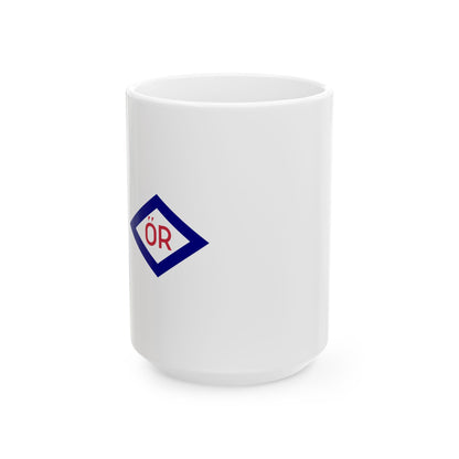 Police volunteer pennant Hungarian Peoples Republic (Hungary) White Coffee Mug