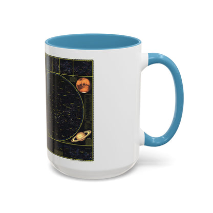 Heavens. The (1970) (Map) Accent Coffee Mug