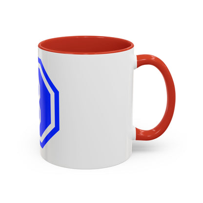 VIII Corps (U.S. Army) Accent Coffee Mug