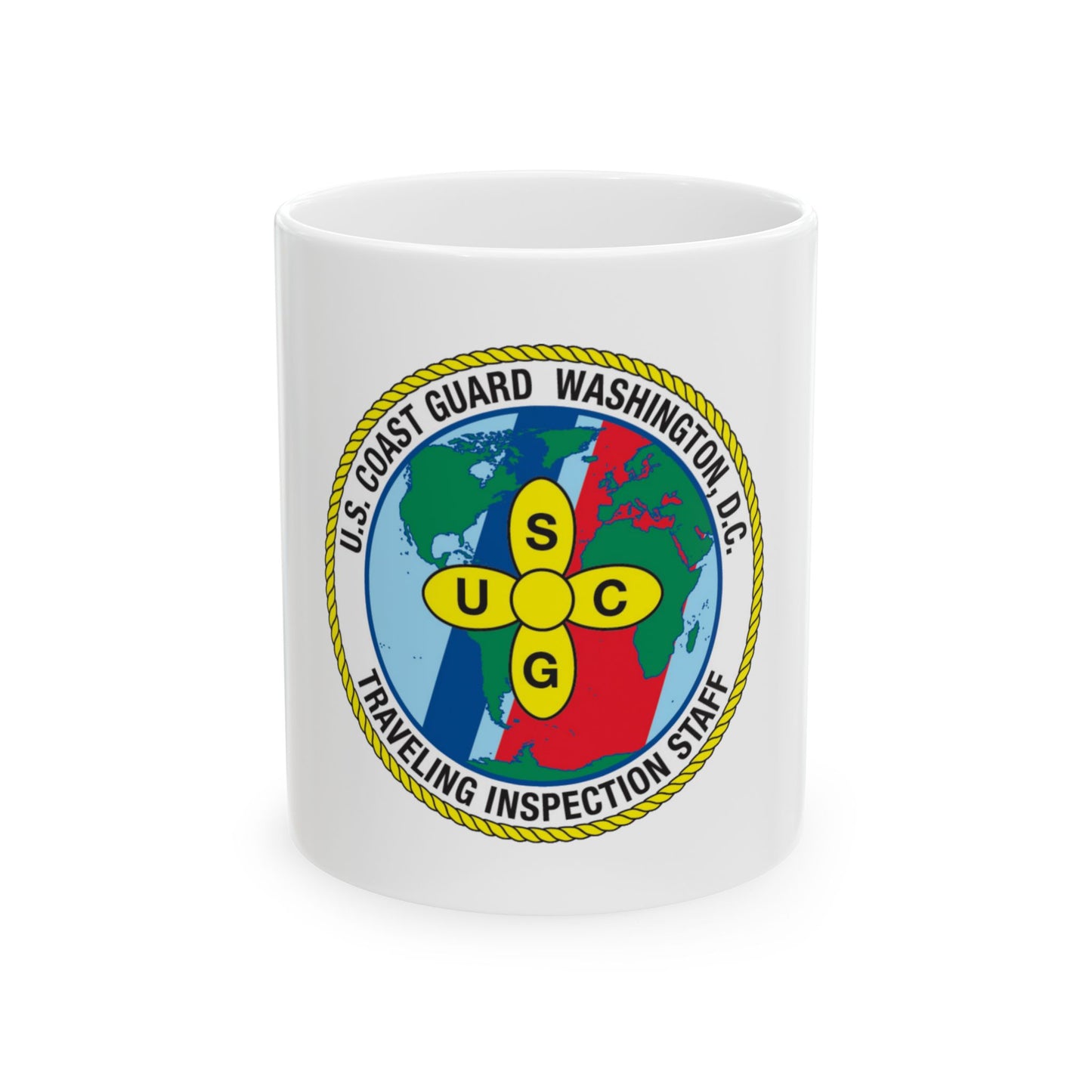 USCG Washington DC Traveling Inspection Staff (U.S. Coast Guard) White Coffee Mug