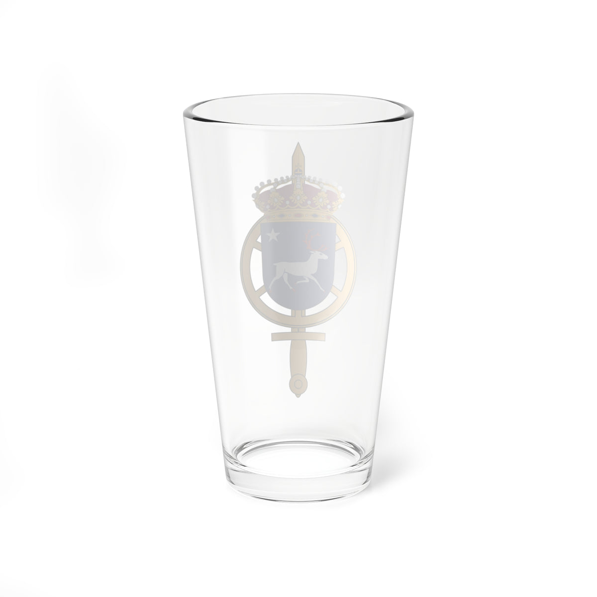 Norra underhållsregementet vapen (Sweden) (Coat of Arms) Pint Glass 16oz