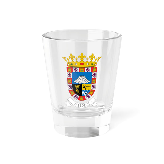 Escudo de Santa Isabel Guinea Española (Equatorial Guinea) (Coat of Arms) Shot Glass 1.5oz