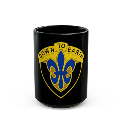 389 Engineer Battalion (U.S. Army) Black Coffee Mug-15oz-Go Mug Yourself