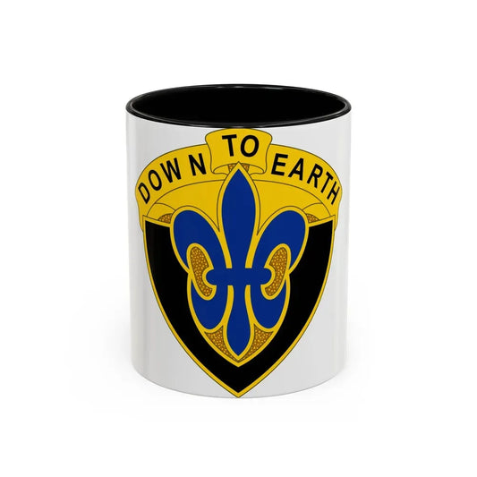 389 Engineer Battalion (U.S. Army) Accent Coffee Mug 11oz Black - Go Mug Yourself