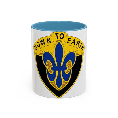 389 Engineer Battalion (U.S. Army) Accent Coffee Mug 11oz Light Blue - Go Mug Yourself