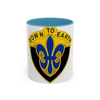 389 Engineer Battalion (U.S. Army) Accent Coffee Mug 11oz Light Blue - Go Mug Yourself