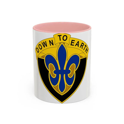389 Engineer Battalion (U.S. Army) Accent Coffee Mug 11oz Pink - Go Mug Yourself