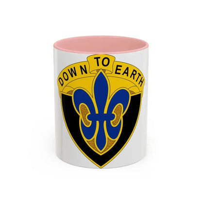 389 Engineer Battalion (U.S. Army) Accent Coffee Mug 11oz Pink - Go Mug Yourself