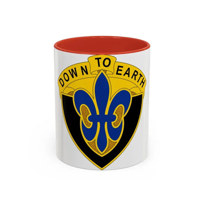 389 Engineer Battalion (U.S. Army) Accent Coffee Mug 11oz Red - Go Mug Yourself
