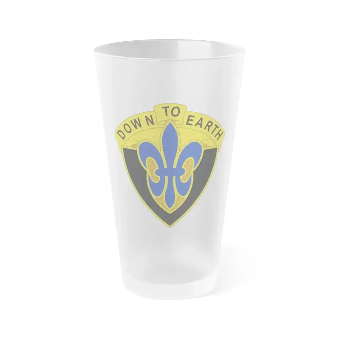 389 Engineer Battalion (U.S. Army) Frosted Pint Glass 16oz Default Title - Go Mug Yourself