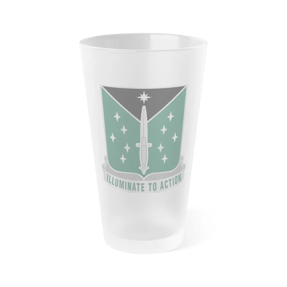 389 Military Intelligence Battalion 2 (U.S. Army) Frosted Pint Glass 16oz-Go Mug Yourself