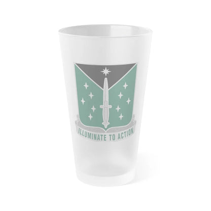 389 Military Intelligence Battalion 2 (U.S. Army) Frosted Pint Glass 16oz-Go Mug Yourself