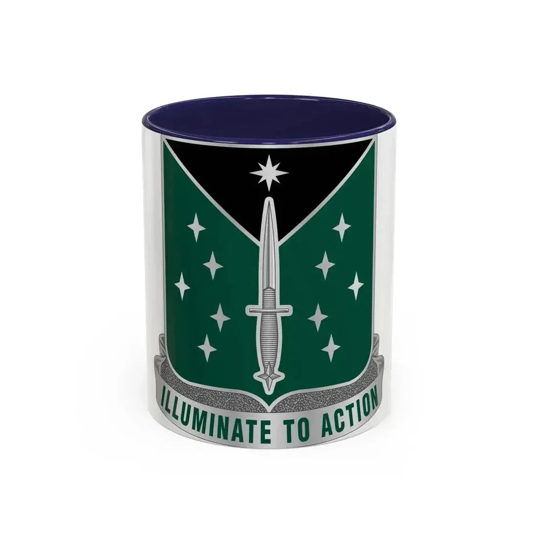 389 Military Intelligence Battalion 2 (U.S. Army) Accent Coffee Mug 11oz Navy - Go Mug Yourself