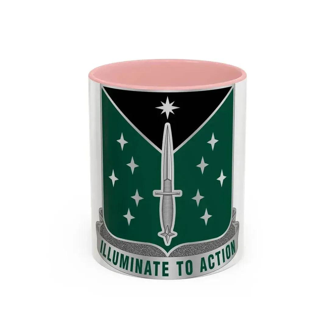 389 Military Intelligence Battalion 2 (U.S. Army) Accent Coffee Mug 11oz Pink - Go Mug Yourself