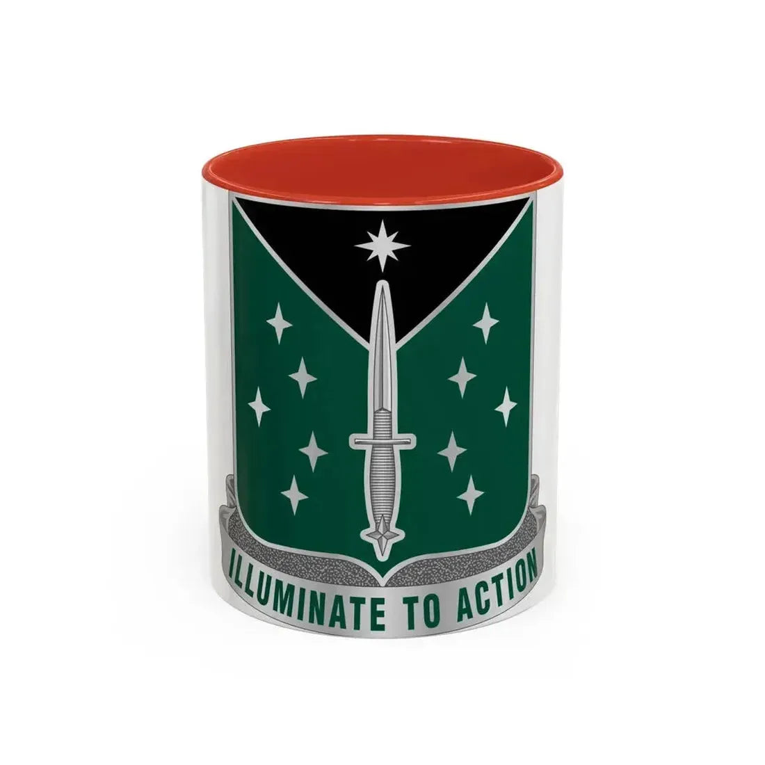 389 Military Intelligence Battalion 2 (U.S. Army) Accent Coffee Mug 11oz Red - Go Mug Yourself