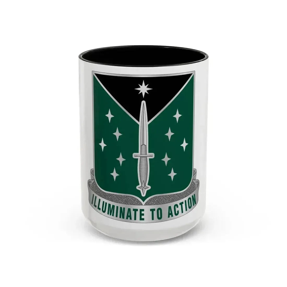389 Military Intelligence Battalion 2 (U.S. Army) Accent Coffee Mug 15oz Black - Go Mug Yourself