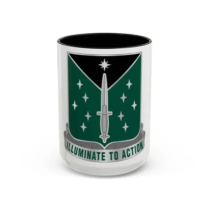 389 Military Intelligence Battalion 2 (U.S. Army) Accent Coffee Mug 15oz Black - Go Mug Yourself