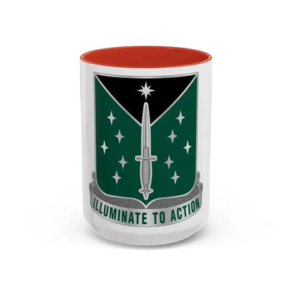 389 Military Intelligence Battalion 2 (U.S. Army) Accent Coffee Mug 15oz Red - Go Mug Yourself