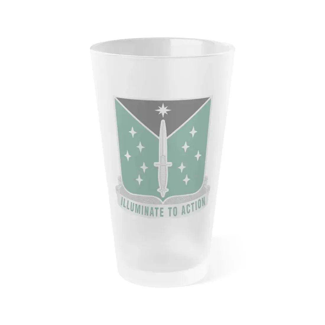 389 Military Intelligence Battalion 2 (U.S. Army) Frosted Pint Glass 16oz Default Title - Go Mug Yourself