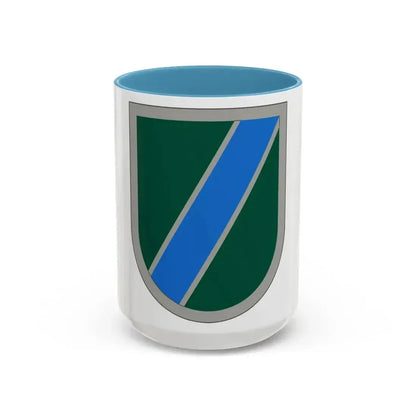 389 Military Intelligence Battalion 3 (U.S. Army) Accent Coffee Mug 15oz Light Blue - Go Mug Yourself