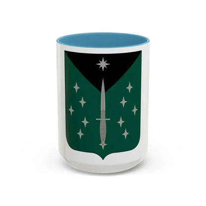 389 Military Intelligence Battalion (U.S. Army) Accent Coffee Mug 15oz Light Blue - Go Mug Yourself