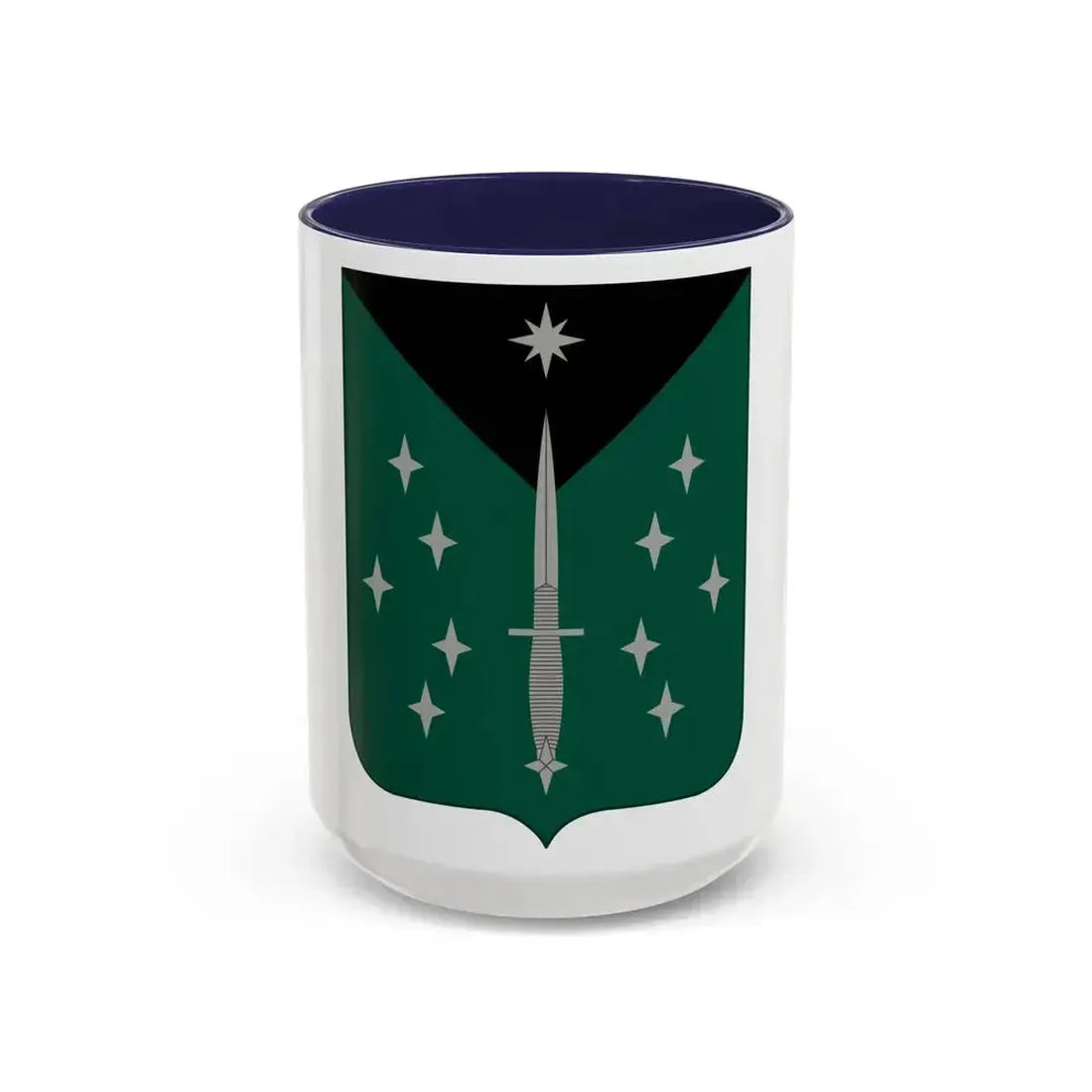 389 Military Intelligence Battalion (U.S. Army) Accent Coffee Mug 15oz Navy - Go Mug Yourself