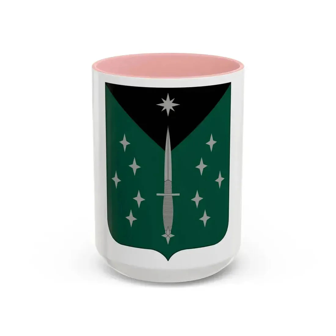 389 Military Intelligence Battalion (U.S. Army) Accent Coffee Mug 15oz Pink - Go Mug Yourself