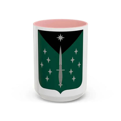 389 Military Intelligence Battalion (U.S. Army) Accent Coffee Mug 15oz Pink - Go Mug Yourself