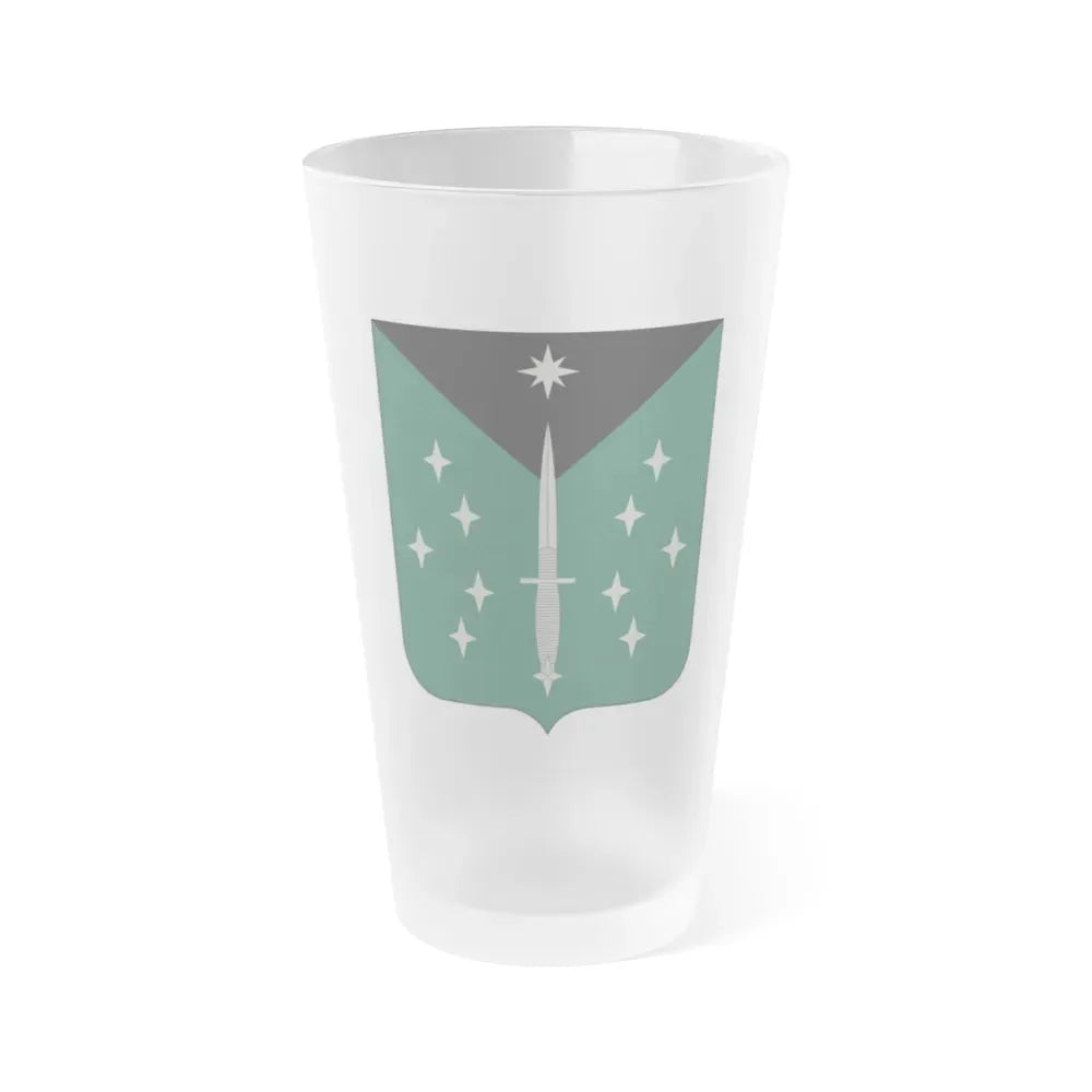 389 Military Intelligence Battalion (U.S. Army) Frosted Pint Glass 16oz Default Title - Go Mug Yourself