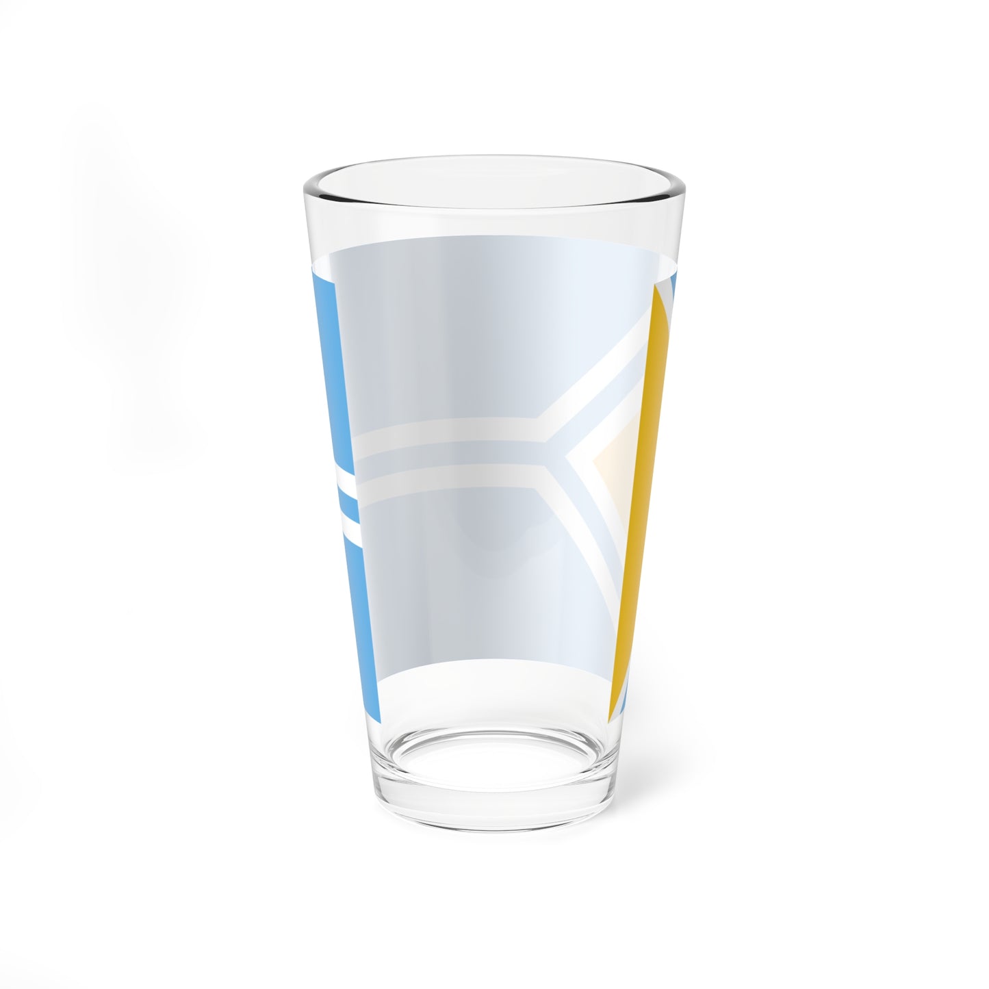 Flag of Tuva (Russia) Pint Glass 16oz