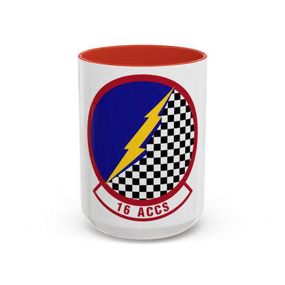 16 Airborne Command and Control Squadron ACC (U.S. Air Force) Accent Coffee Mug