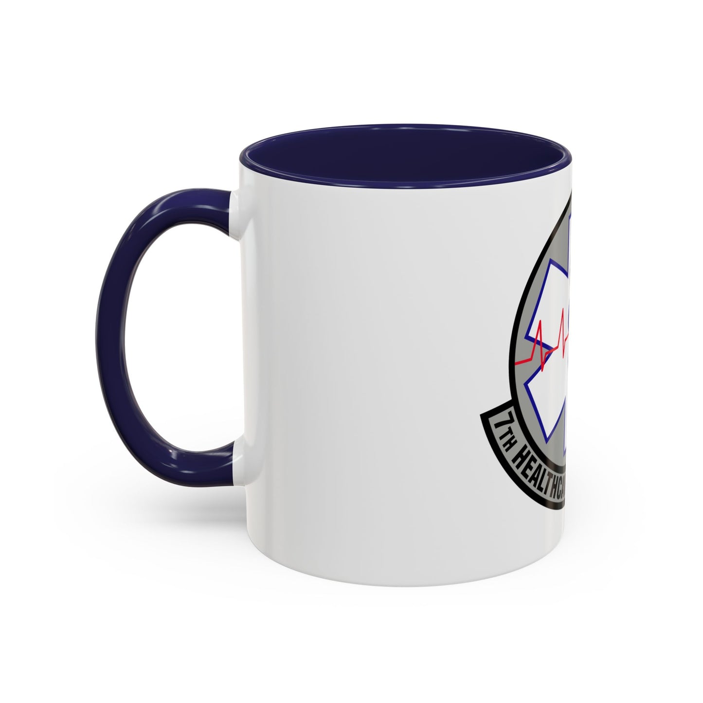 7 Healthcare Operations Squadron AFGSC (U.S. Air Force) Accent Coffee Mug