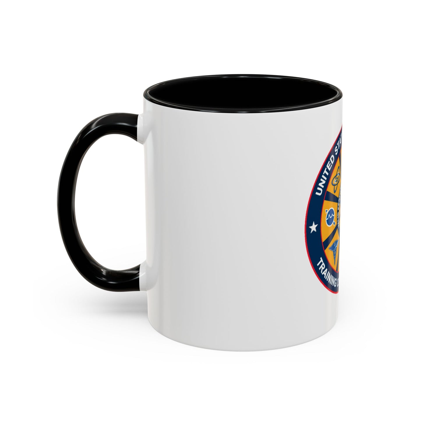 USCG Training Center Petaluma (U.S. Coast Guard) Accent Coffee Mug