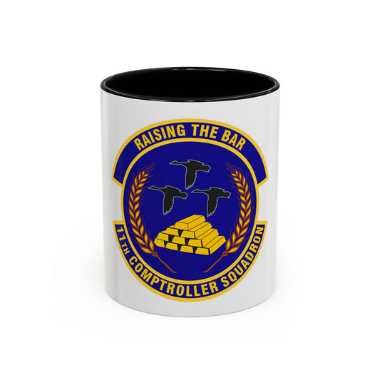11th Comptroller Squadron (U.S. Air Force) Accent Coffee Mug
